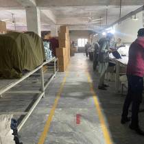 Garment Inspection and Packing Area
