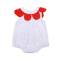 Adorable White Printed Kids Romper Sleeveless Regular Fit Cotton Blend Manufacturers, Suppliers, Exporters, Importers in San Diego