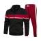 Black Polyester Tracksuit with Full Sleeves and Zipper Closure for Relaxed Casual Wear Manufacturers, Suppliers, Exporters, Importers in San Diego