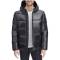 Black and Green Hooded Puffer Jacket for Men Polyester with Zip Closure Manufacturers, Suppliers, Exporters, Importers in Faisalabad