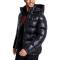 Black and Green Hooded Puffer Jacket for Men Polyester with Zip Closure Manufacturers, Suppliers, Exporters, Importers in Faisalabad