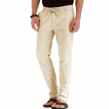 Casual Drawstring Long Mens Jogger Pants in Polyester Cotton with Solid Colors Manufacturers, Suppliers, Exporters, Importers in San Diego