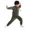 Casual Kids Hooded Tracksuit in Military Green Cotton Fleece with Full Sleeves Manufacturers, Suppliers, Exporters, Importers in San Diego