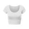 Casual Solid Crop Top T-Shirt Regular Fit Round Neck Short Sleeves Comfortable and Stylish Manufacturers, Suppliers, Exporters, Importers in San Diego