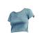 Casual Solid Crop Top T-Shirt Regular Fit Round Neck Short Sleeves Comfortable and Stylish Manufacturers, Suppliers, Exporters, Importers in San Diego