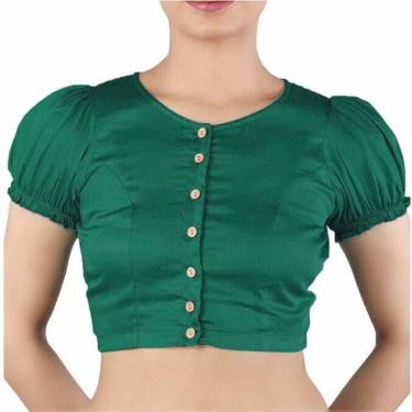 Charming Multi Color Cotton Blouse Round Neck Short Sleeves Festive Style Manufacturers, Suppliers, Exporters, Importers in San Diego