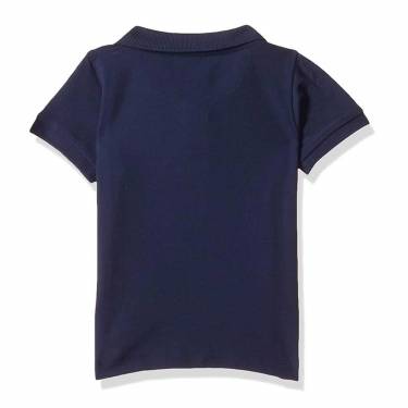 Classic Blue Cove Cotton Polyester Polo Shirt for Kids with Button Closure and Comfortable Fit Manufacturers, Suppliers, Exporters, Importers in Spain