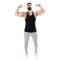 Comfortable Black Polyester Y Back Gym Vest for Workouts Sleeveless Scoop Neck Relaxed Fit Manufacturers, Suppliers, Exporters, Importers in San Diego