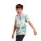 Comfortable Green Cotton Blend T-Shirt for Kids with Typography Print and Half Sleeves Manufacturers, Suppliers, Exporters, Importers in San Diego