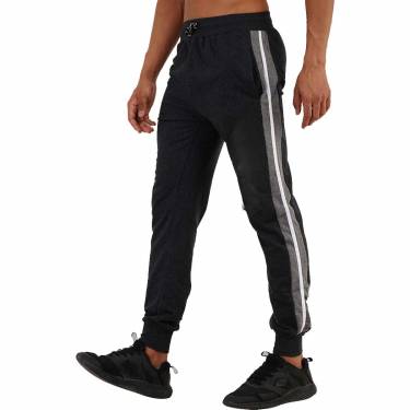 Comfortable Mens Jogger Pants in Blue and Black with Elastic Drawstring Waist Manufacturers, Suppliers, Exporters, Importers in San Diego