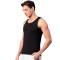 Comfortable Slim Fit Black Cotton Innerwear Vest for Men with Solid Pattern and Round Neck Manufacturers, Suppliers, Exporters, Importers in San Diego