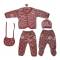 Cotton Newborn Baby Bodysuit in Multicolor with Button Closure Featuring Modern Cartoon Style Manufacturers, Suppliers, Exporters, Importers in San Diego
