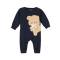Embroidered Cotton Kids Romper Navy Blue Snap Button Round Neck Regular Fit Manufacturers, Suppliers, Exporters, Importers in San Diego