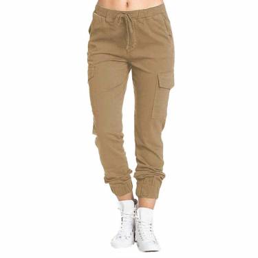 Fashionable Multi Color Cargo Joggers for Women Pure Cotton Regular Fit Perfect for Everyday Wear Manufacturers, Suppliers, Exporters, Importers in Spain