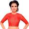 Festive Multi Color Silk Blouse Brocade Fabric Round Neck Short and Full Sleeves Manufacturers, Suppliers, Exporters, Importers in San Diego