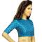 Festive Multi Color Silk Blouse Brocade Fabric Round Neck Short and Full Sleeves Manufacturers, Suppliers, Exporters, Importers in San Diego