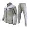 Full Sleeves Cotton Blend Mens Tracksuit with Zipper Closure in Black and White Colorblock Design Manufacturers, Suppliers, Exporters, Importers in San Diego