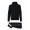 Full Sleeves Cotton Blend Mens Tracksuit with Zipper Closure in Black and White Colorblock Design Manufacturers, Suppliers, Exporters, Importers in San Diego