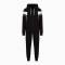 Full Sleeves Cotton Blend Mens Tracksuit with Zipper Closure in Black and White Colorblock Design Manufacturers, Suppliers, Exporters, Importers in San Diego