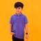 Kids Dark Purple Cotton Polo Shirt Half Sleeves Regular Fit with Button Closure Solid Pattern Manufacturers, Suppliers, Exporters, Importers in Spain