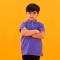 Kids Dark Purple Cotton Polo Shirt Half Sleeves Regular Fit with Button Closure Solid Pattern Manufacturers, Suppliers, Exporters, Importers in Spain