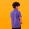 Kids Dark Purple Cotton Polo Shirt Half Sleeves Regular Fit with Button Closure Solid Pattern Manufacturers, Suppliers, Exporters, Importers in Spain