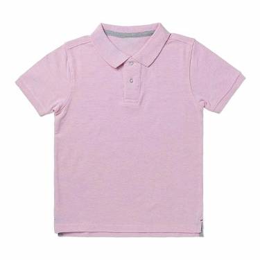 Kids Pink Polo Shirt with Button Closure Half Sleeves Regular Fit Cotton All Over Pattern Manufacturers, Suppliers, Exporters, Importers in Spain