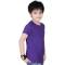 Kids Purple Solid Cotton Blend T-Shirt with Half Sleeves and Round Neck Manufacturers, Suppliers, Exporters, Importers in San Diego