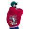 Kids Red Graphic Print Cotton Hooded Neck Sweatshirt with Full Sleeves and Kangaroo Pocket Manufacturers, Suppliers, Exporters, Importers in San Diego