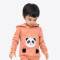 Kids Relaxed Fit Hooded Neck Full Sleeve Zipper Cotton Loopknit Jacket in Orange Manufacturers, Suppliers, Exporters, Importers in San Diego