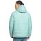 Mens Oversized Reversible Puffer Jacket in Green Polyester Fabric with Hooded Neck and Solid Pattern Manufacturers, Suppliers, Exporters, Importers in Faisalabad
