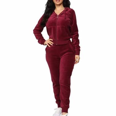Multi Color Hooded Tracksuit for Women Cotton Blend Long Sleeves Perfect for Casual Wear Manufacturers, Suppliers, Exporters, Importers in San Diego