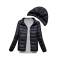 Multi Color Lightweight Puffer Jacket Mock Collar Zip Closure Solid Design Casual Style Manufacturers, Suppliers, Exporters, Importers in Spain