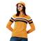 Mustard Yellow Striped Polo Shirt with Polo Collar Cotton Regular Fit Full Sleeves Casual Wear Manufacturers, Suppliers, Exporters, Importers in San Diego