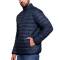Navy Blue Puffer Jacket for Men with Stand Collar and Full Sleeves in Nylon Fabric Manufacturers, Suppliers, Exporters, Importers in Faisalabad