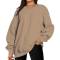 Oversized Sweatshirt for Women Multi Color Pure Cotton Long Sleeve Casual Solid Top Manufacturers, Suppliers, Exporters, Importers in Spain