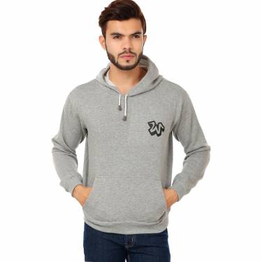 Plain Pattern Grey Pullover Hoodies in Soft Poly Cotton Fabric with Full Sleeves Manufacturers, Suppliers, Exporters, Importers in Warsaw
