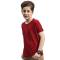 Regular Fit Maroon Knitted Cotton T-Shirt for Kids with Round Neck and Short Sleeves Manufacturers, Suppliers, Exporters, Importers in San Diego