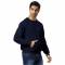 Soft Poly Cotton Navy Full Sleeve Sweatshirt with Round Neck and Modern Oversized Fit Manufacturers, Suppliers, Exporters, Importers in Warsaw