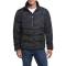 Solid Black Hooded Quilted Puffer Jacket for Men Nylon Fabric with Long Sleeves and Classic Fit Manufacturers, Suppliers, Exporters, Importers in Faisalabad