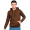 Solid Brown Cotton Fleece Mens Hoodies with Full Sleeves Collar and Regular Fit Design Manufacturers, Suppliers, Exporters, Importers in Warsaw