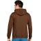 Solid Brown Cotton Fleece Mens Hoodies with Full Sleeves Collar and Regular Fit Design Manufacturers, Suppliers, Exporters, Importers in Warsaw