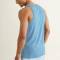 Solid Color Better Blue Sleeveless Ribbed Vest with Comfortable Spandex Material Manufacturers, Suppliers, Exporters, Importers in San Diego