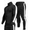 Solid Fleece Mens Tracksuit in Black and Gray with Full Sleeves and Comfortable Fit Manufacturers, Suppliers, Exporters, Importers in San Diego