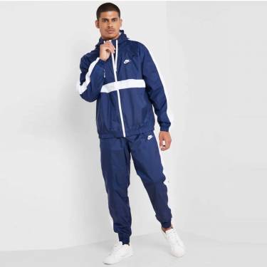 Solid Polyester Lightweight Mens Tracksuit in Dark Blue and Red with Full Sleeves Manufacturers, Suppliers, Exporters, Importers in San Diego