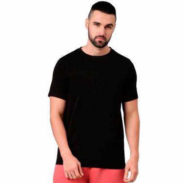 Stylish Black Crew Neck T-Shirt for Men Regular Fit Half Sleeve and Soft Cotton Manufacturers, Suppliers, Exporters, Importers in Portugal