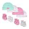 Stylish Polyester Beanie for Babies with Booties Set and Custom Printed or Embroidered Designs Manufacturers, Suppliers, Exporters, Importers in San Diego