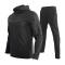 Stylish Self Design Tracksuit with Turtle Neck Full Sleeves and Zipper Closure in Black and Grey Manufacturers, Suppliers, Exporters, Importers in San Diego