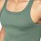 Stylish Solid Olive Green Innerwear Gym Vest in Cotton with Scoop Neck and Sleeveless Design Manufacturers, Suppliers, Exporters, Importers in San Diego