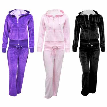 Stylish Velour Tracksuit Solid Multi Color Cotton with Long Sleeves Manufacturers, Suppliers, Exporters, Importers in San Diego